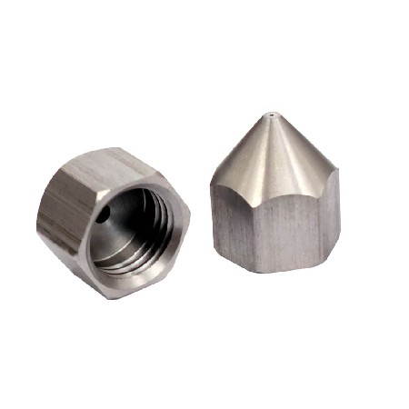 Single-Orifice (Bead), One-Piece 2380XX Nozzles Drilled, Straight Bead Pattern